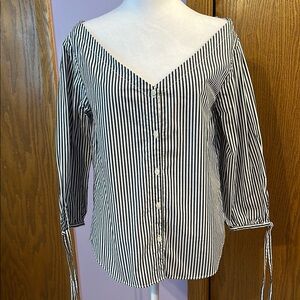 Madewell Striped Women's Top size small.